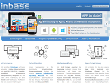 Tablet Screenshot of inbase.com